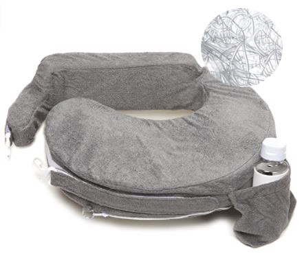 Adjustable U Shaped White Breastfeeding Pillow with Anti Bacterial Polyester Filling